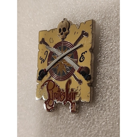 Preproduction Disney  PIRATES LAIR SKULL & SWORDS PP Sample Proof LE 3 Pin 00040 - Picture 3 of 7